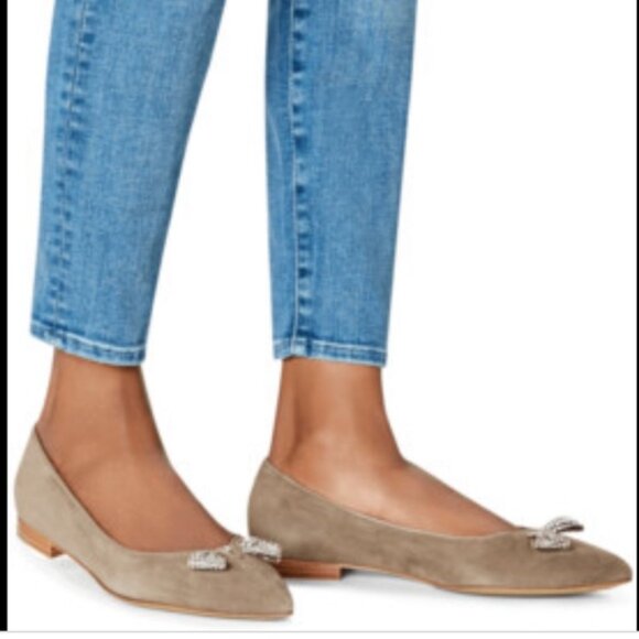 Sarah Flint Lana Flat Taupe sz 38 - Picture 1 of 5